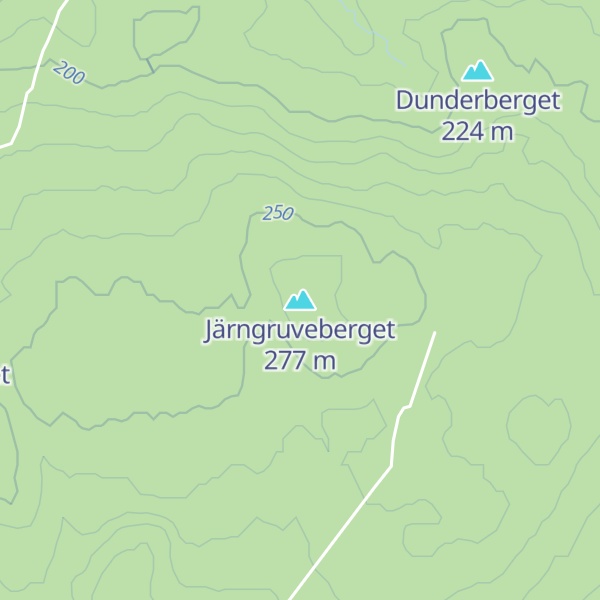 Map of Järngruveberget