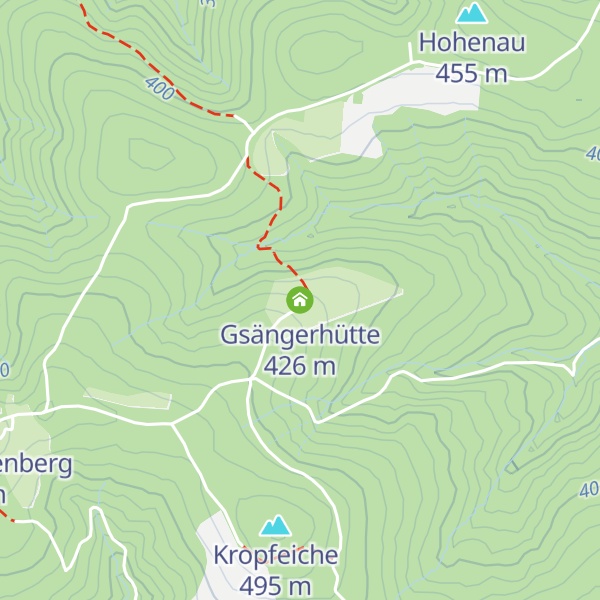 Map of Gsängerhütte