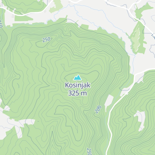 Map of Kosinjak