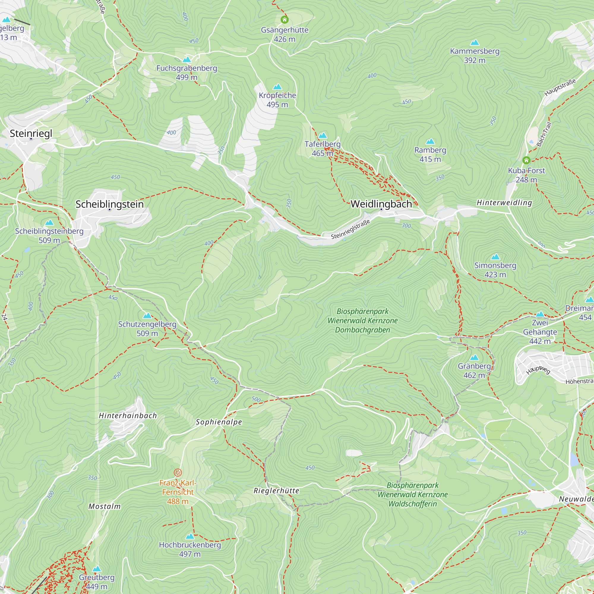 Toiflhütte map