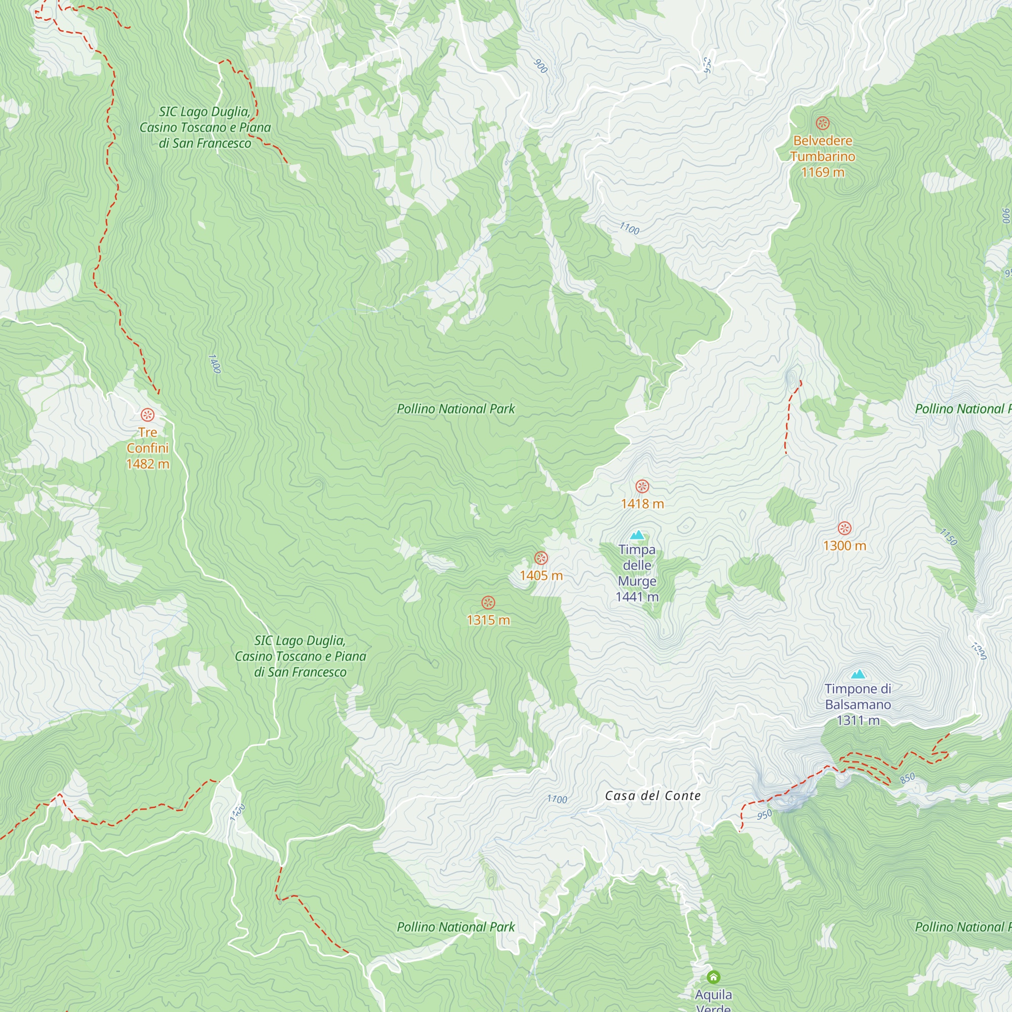 Rifugio Catusa (Chiuso) map