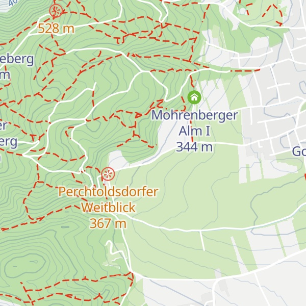 Map of Pflügerhütte