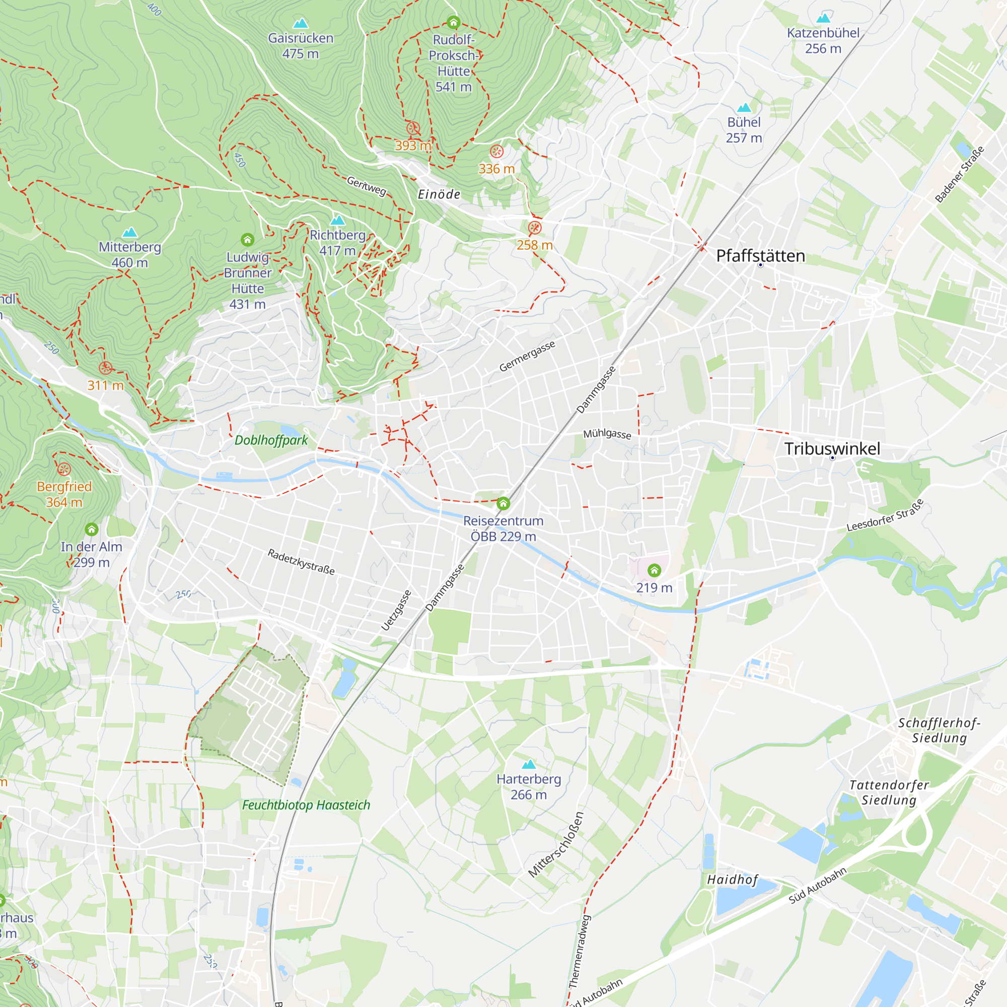 Reisezentrum ÖBB map