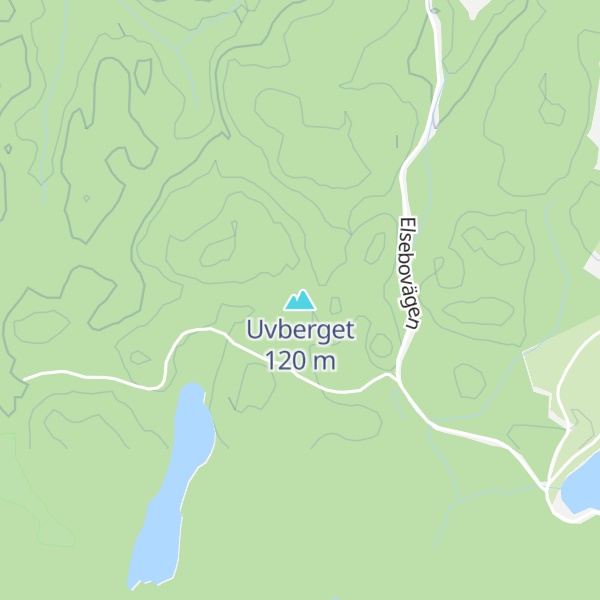Map of Uvberget