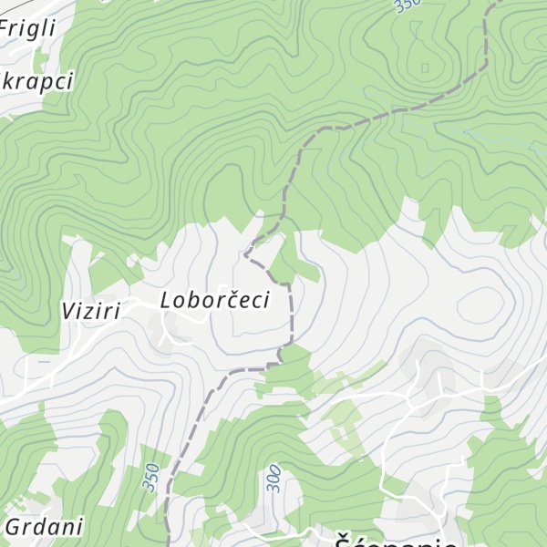 Map of Cerje