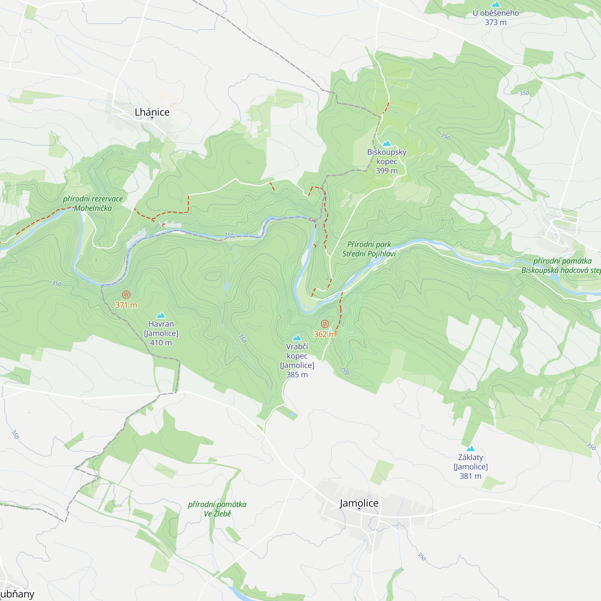 Bouda T.O. Colorádo map