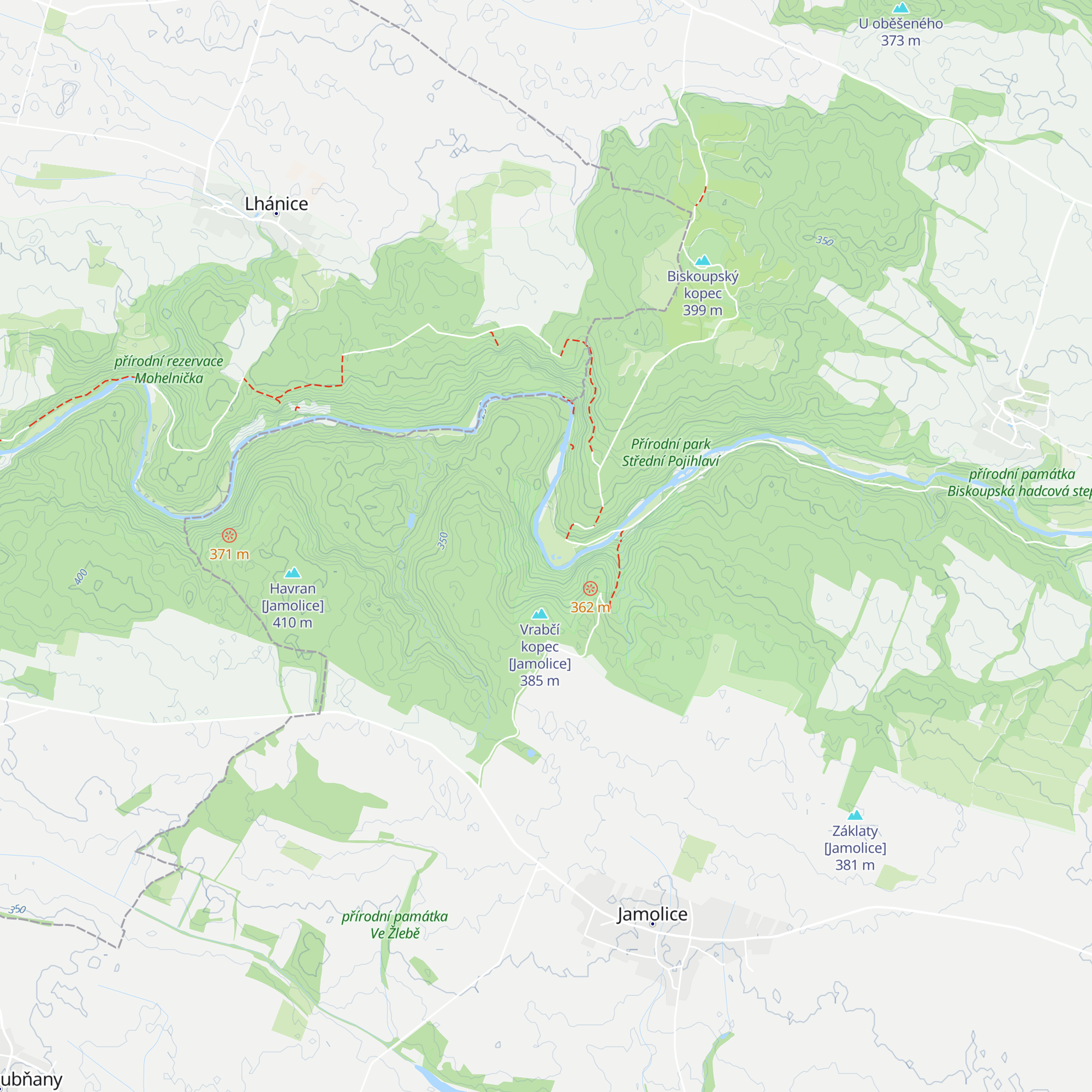 Bouda T.O. Colorádo map