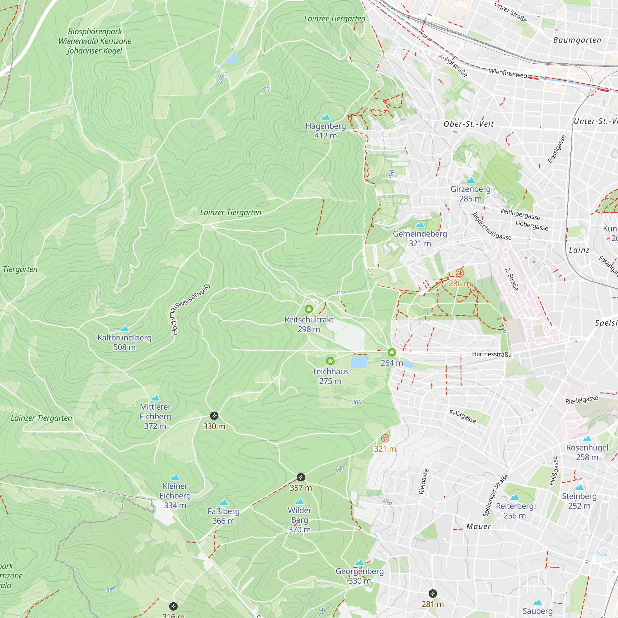 Reitschultrakt map