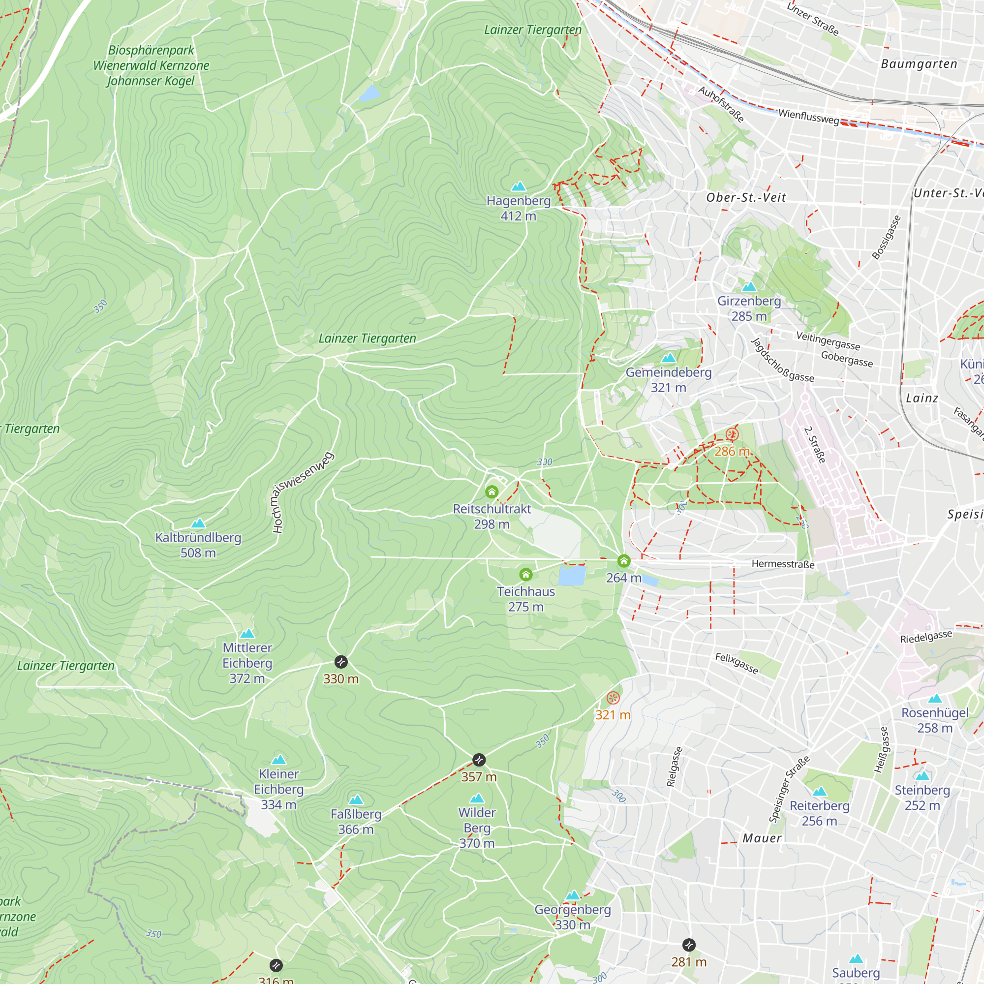 Reitschultrakt map