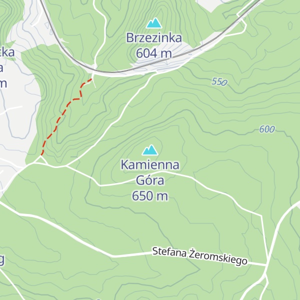 Map of Kamienna Góra