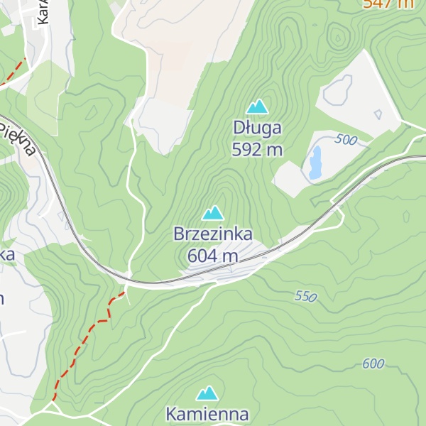 Map of Brzezinka
