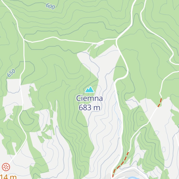 Map of Ciemna