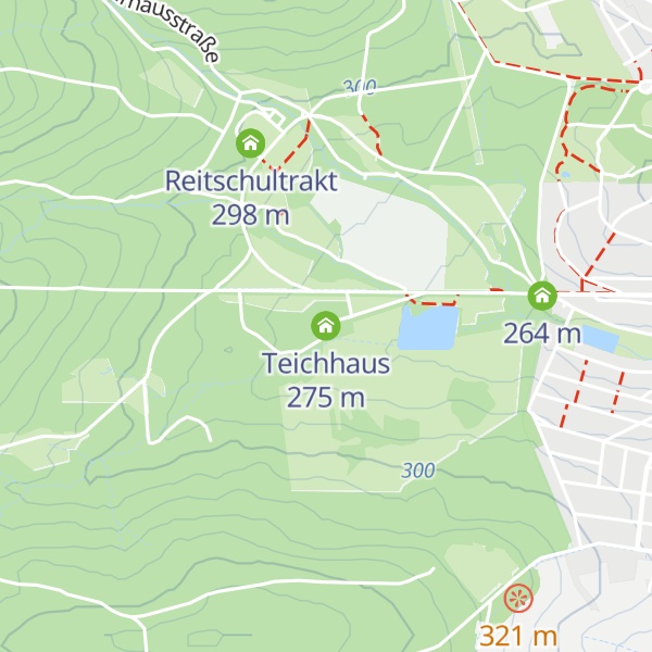 Map of Teichhaus