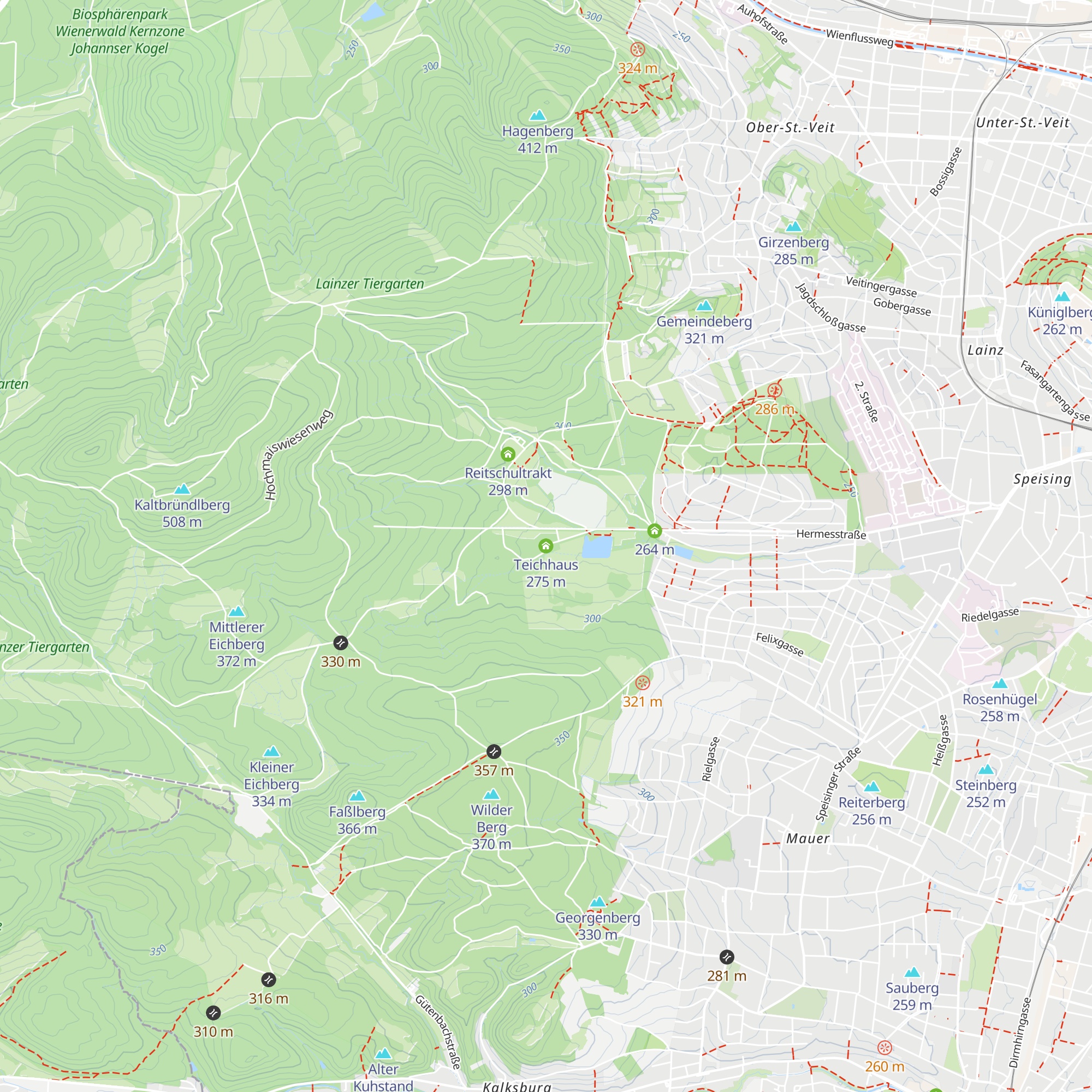 Teichhaus map