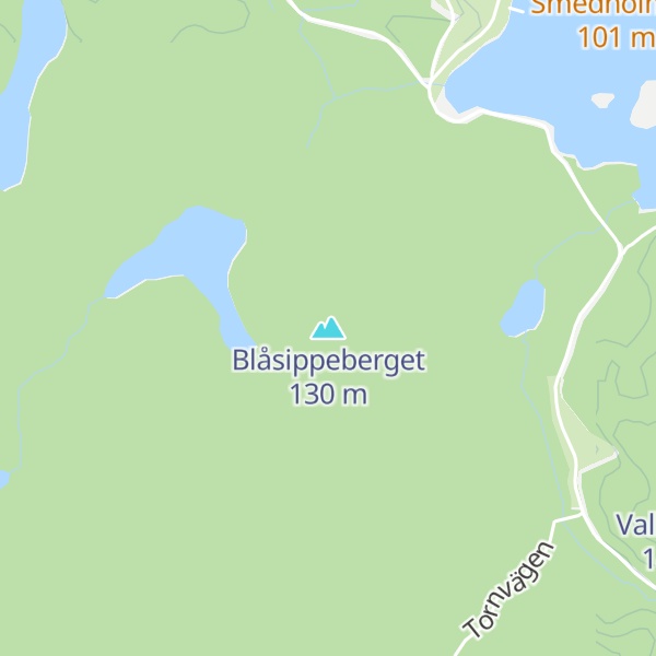 Map of Blåsippeberget