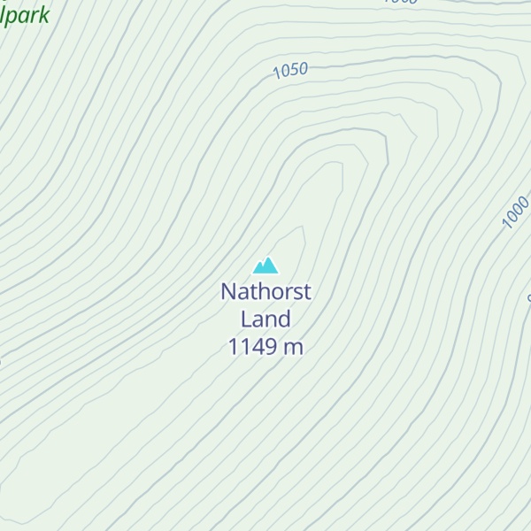 Map of Nathorst Land