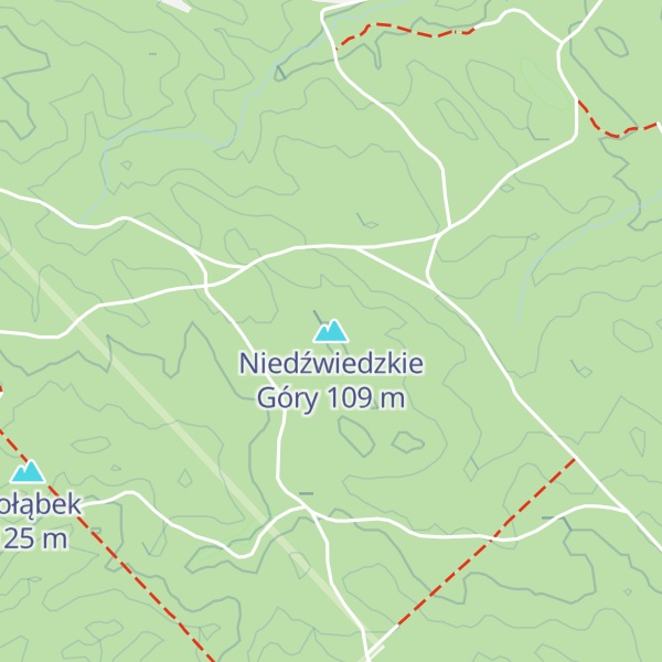 Map of Niedźwiedzkie Góry