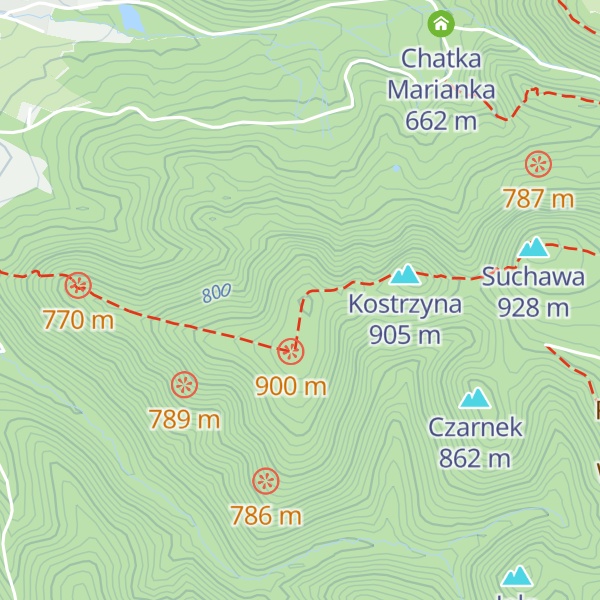 Map of Włostowa