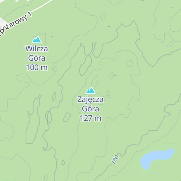 Map of Zajęcza Góra