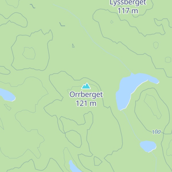 Map of Orrberget