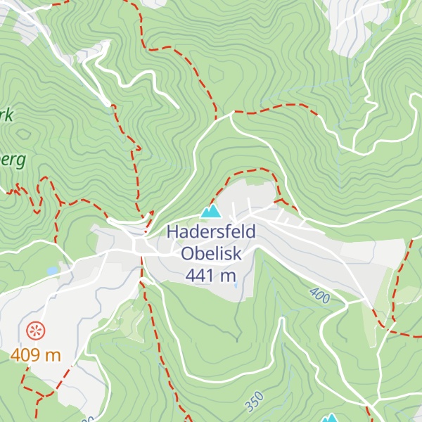 Map of Hadersfeld Obelisk