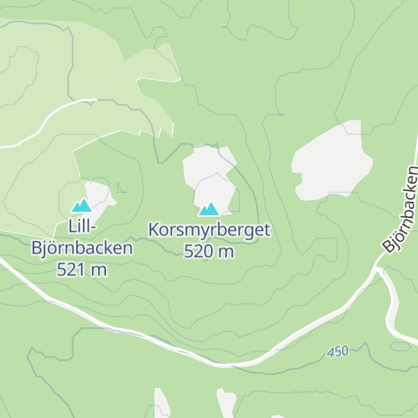 Map of Korsmyrberget