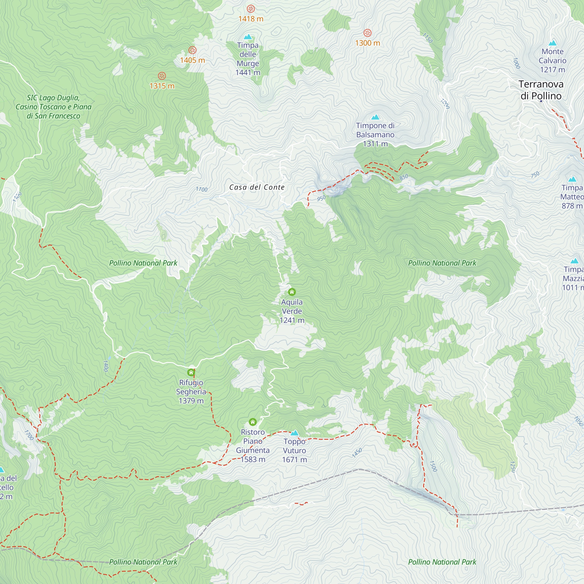 Aquila Verde map