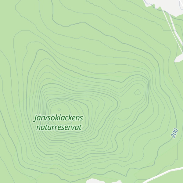 Map of Järvsöklack vindskydd