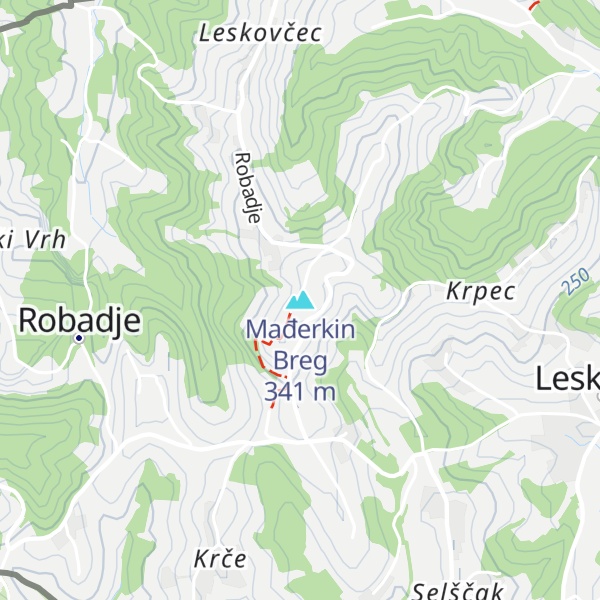 Map of Mađerkin Breg