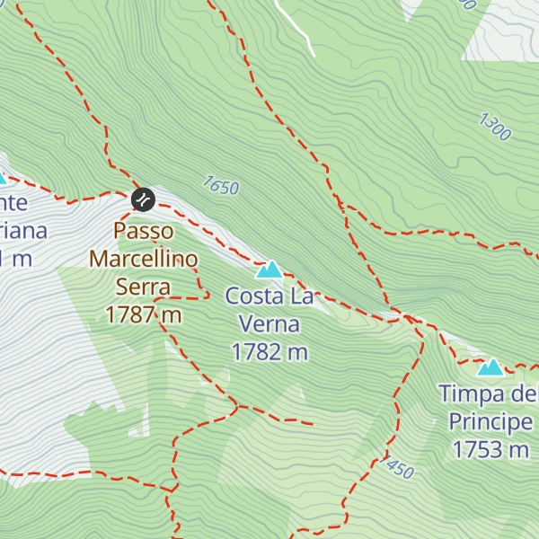 Map of Costa La Verna
