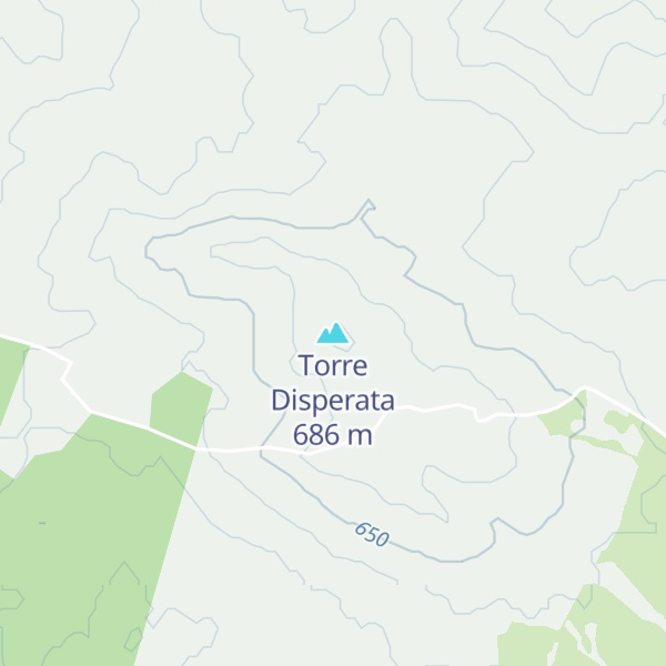Map of Torre Disperata