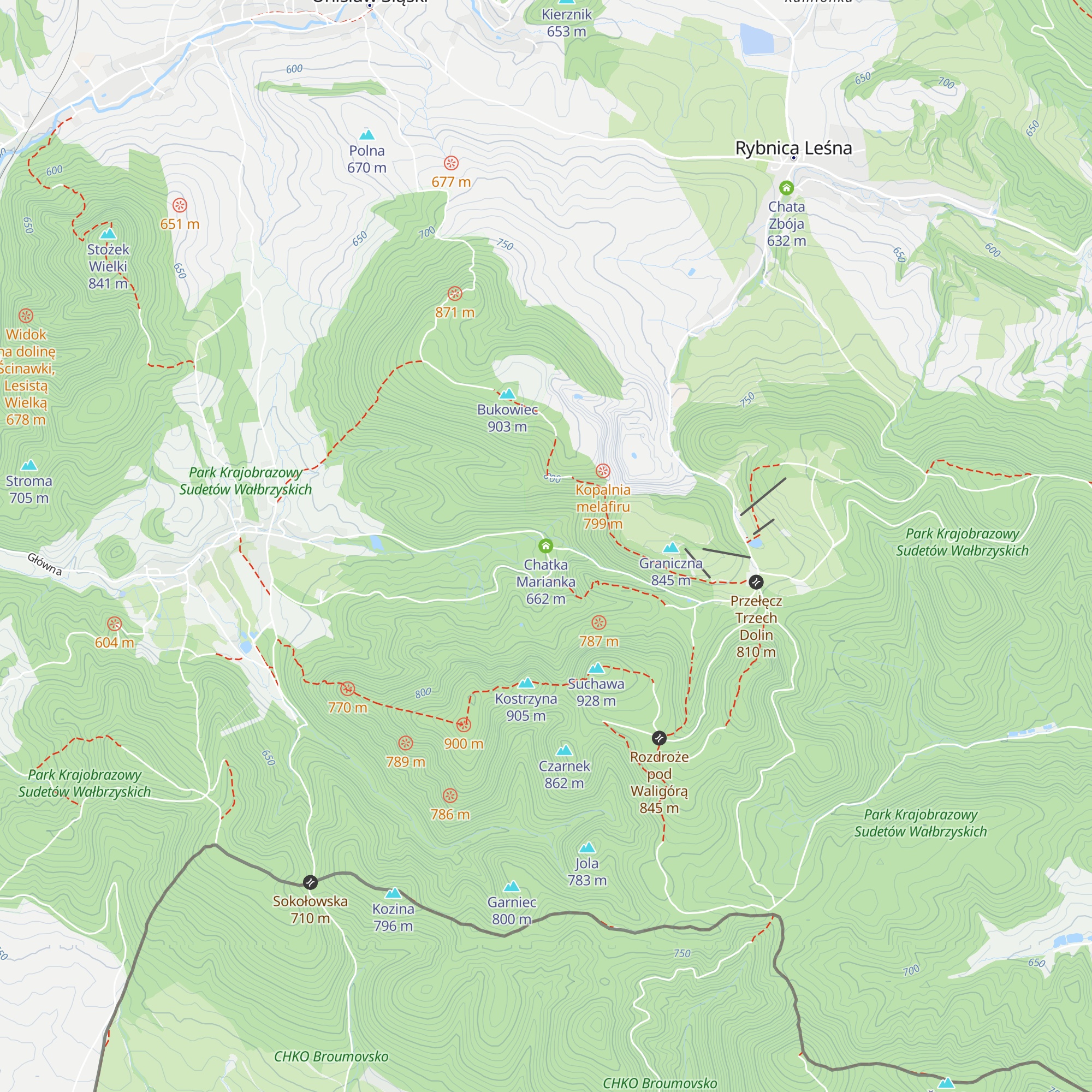 Chatka Marianka map