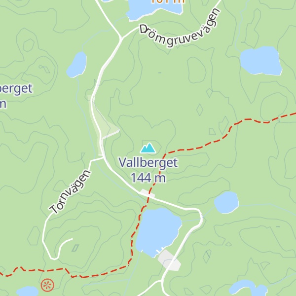 Map of Vallberget