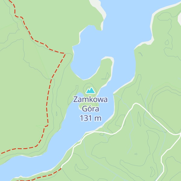 Map of Zamkowa Góra