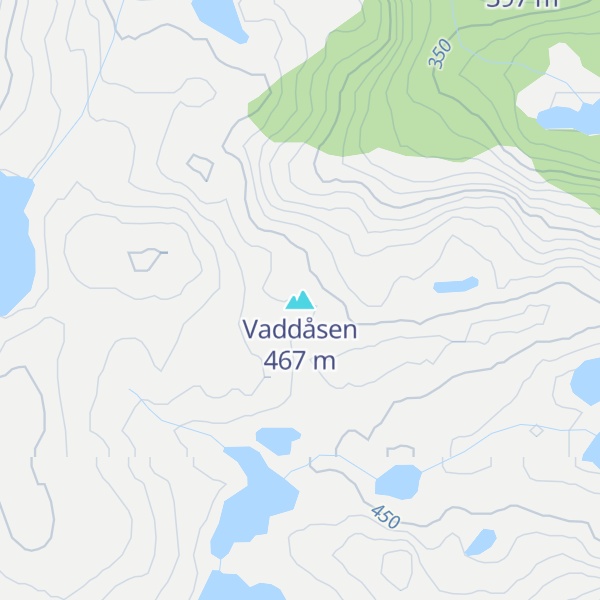 Map of Vaddåsen