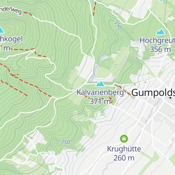 Map of Hubertushütte