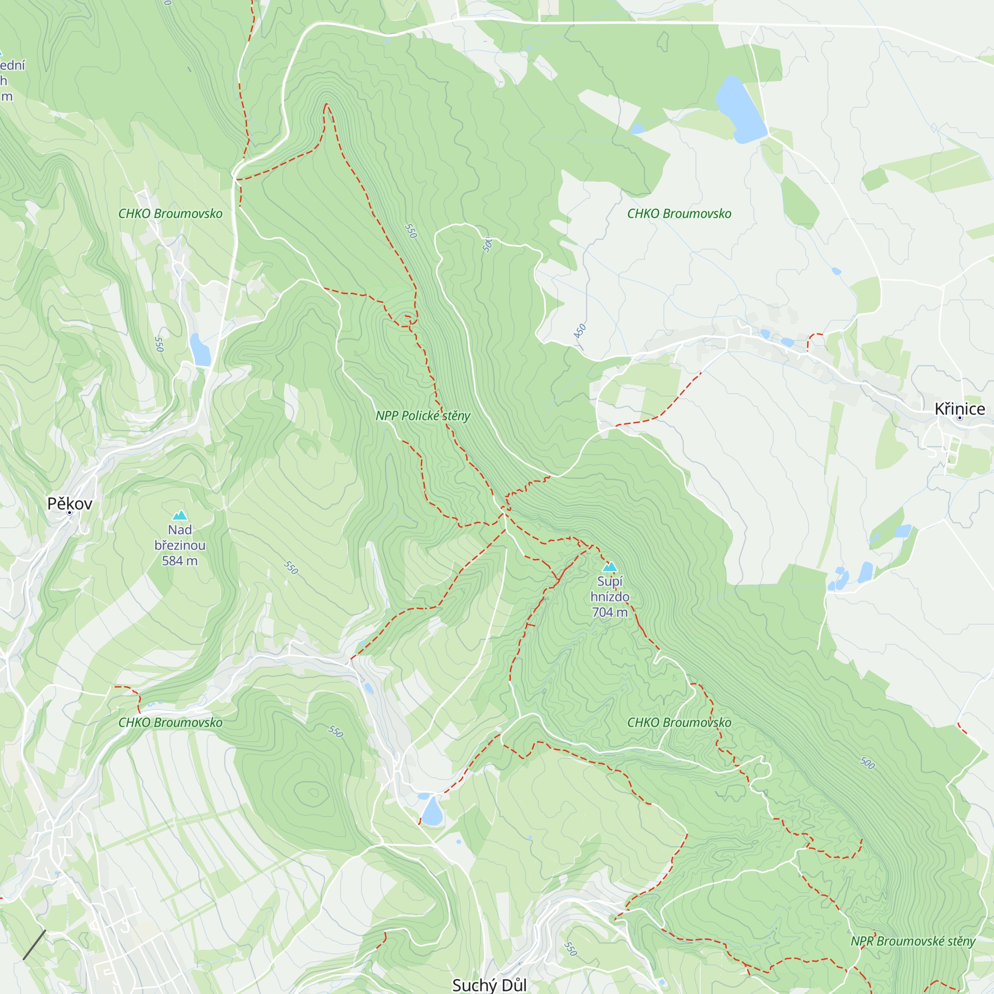 Chata Hvězda map
