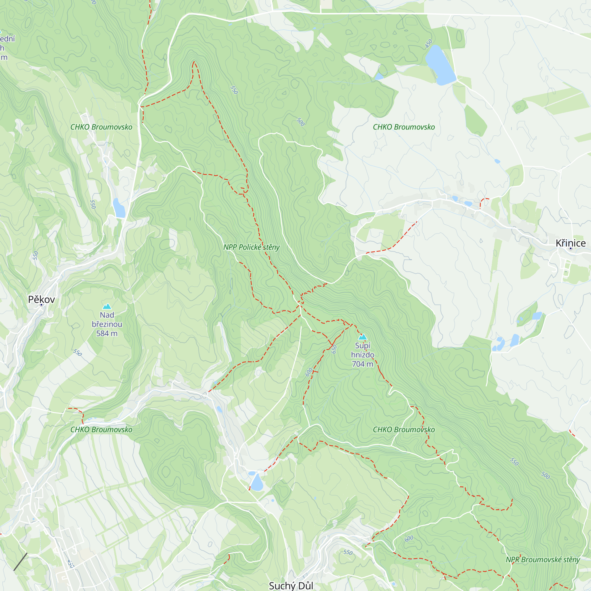 Chata Hvězda map