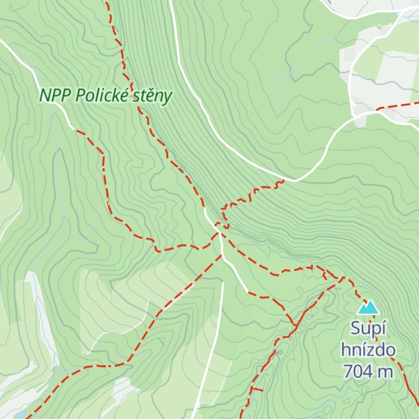 Map of Chata Hvězda