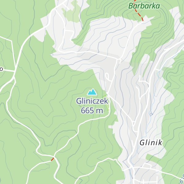 Map of Gliniczek