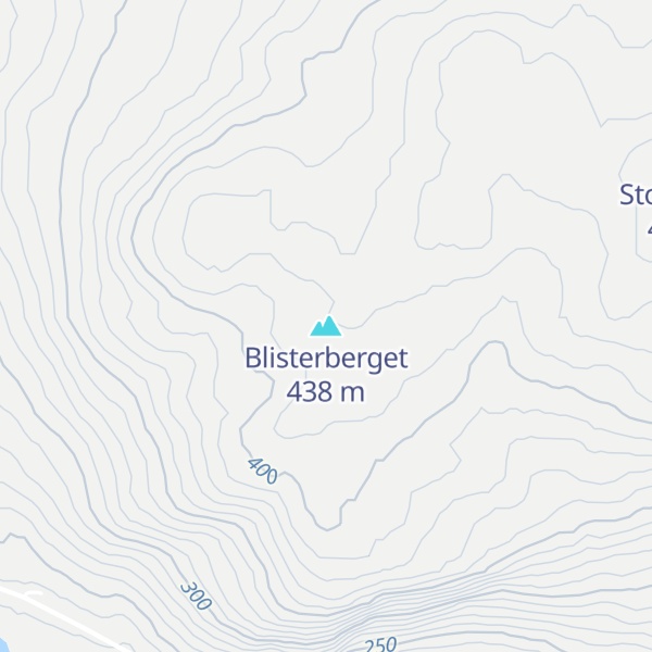 Map of Blisterberget