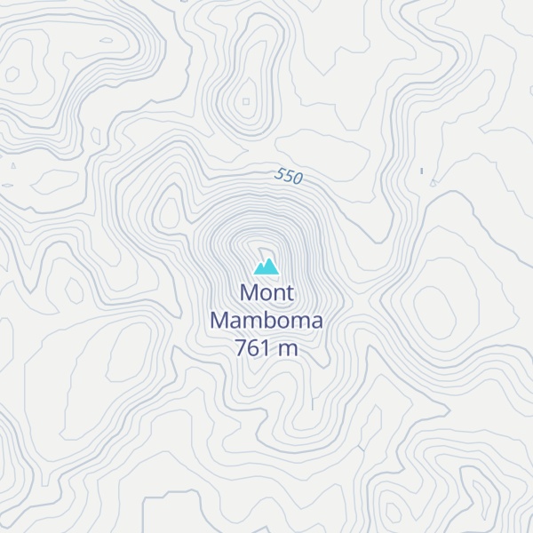 Map of Mont Mamboma