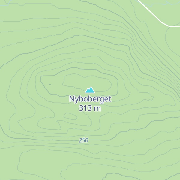 Map of Nyboberget