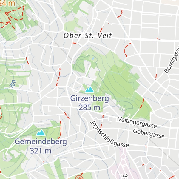Map of Girzenberg