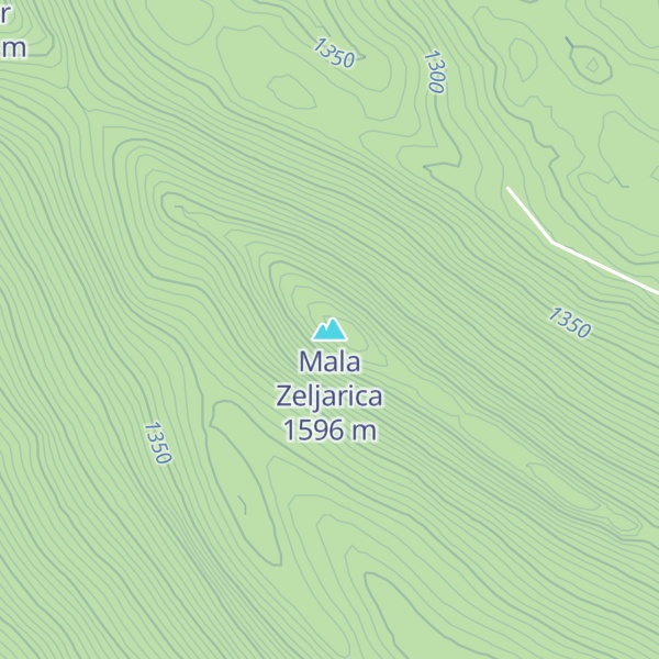 Map of Mala Zeljarica