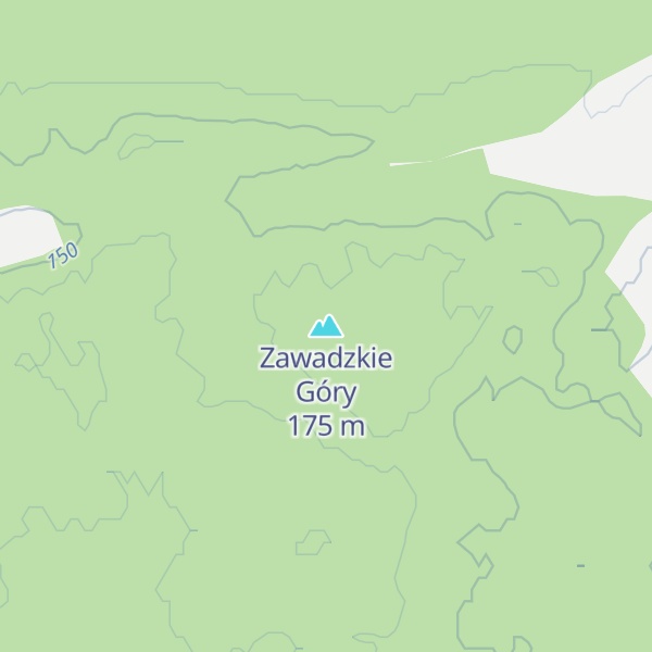 Map of Zawadzkie Góry