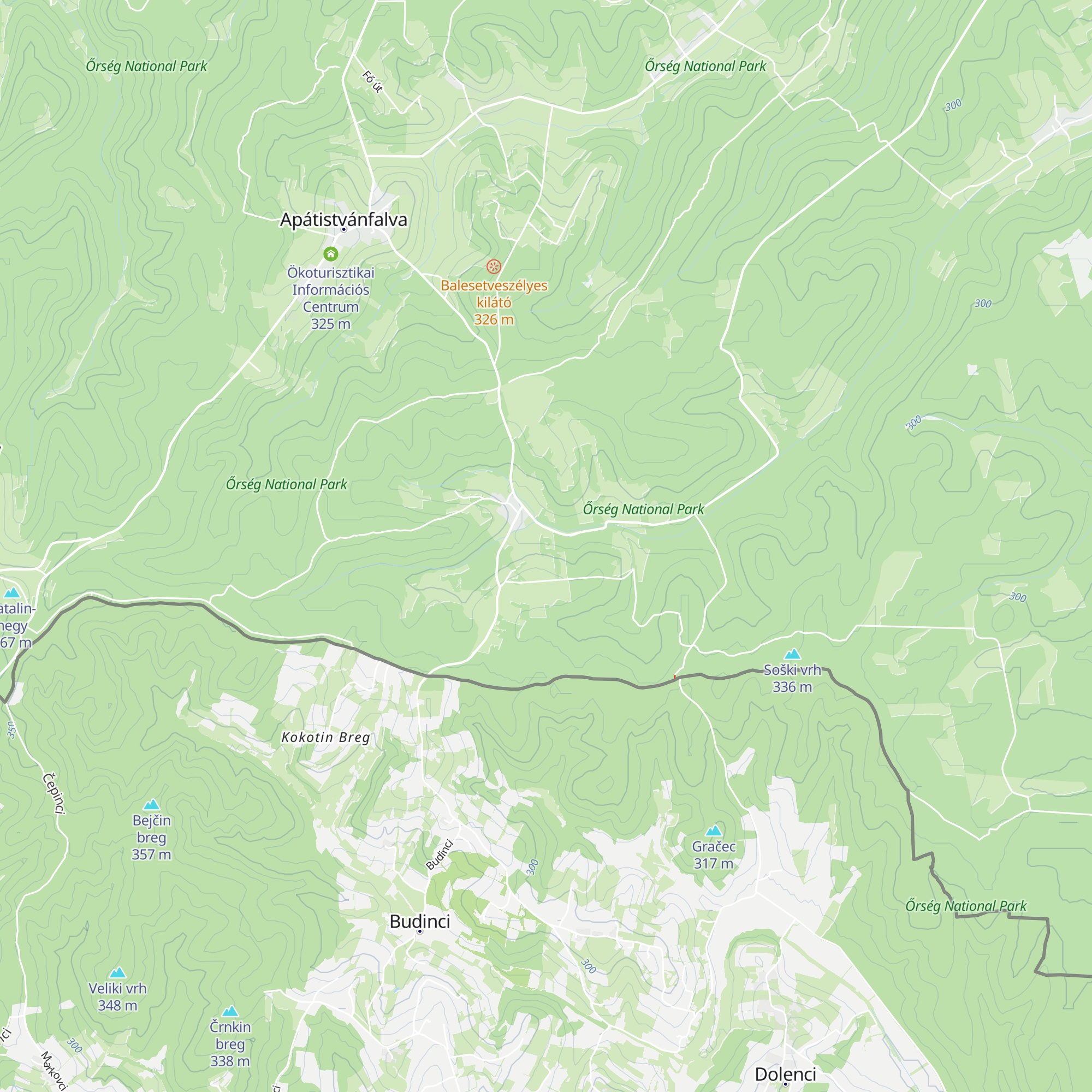 Kis Tűzlepke Öko Lombház map