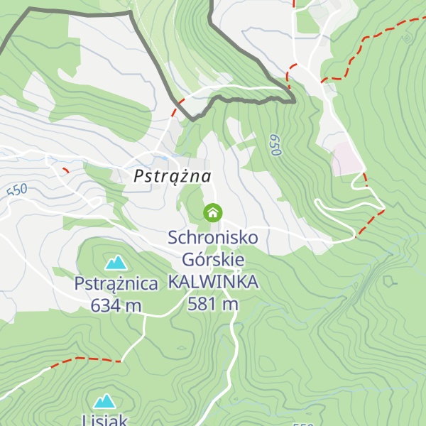 Map of Schronisko Górskie KALWINKA