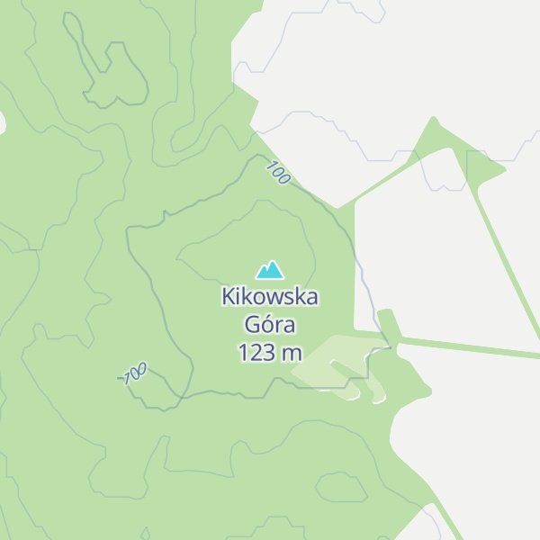 Map of Kikowska Góra