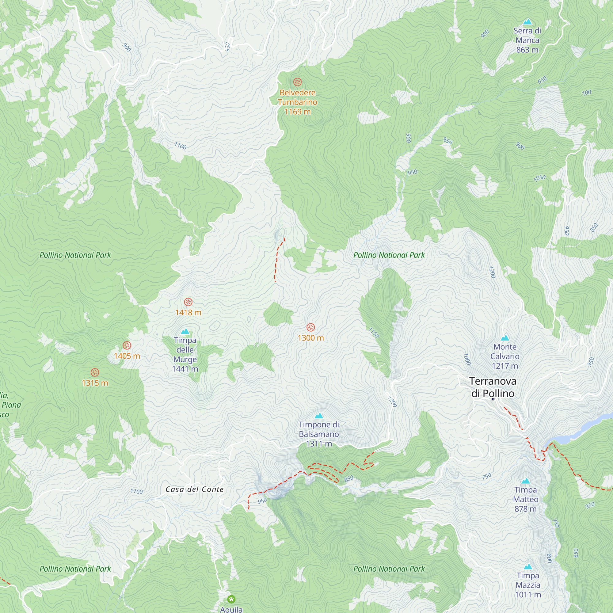 Aquila Verde map